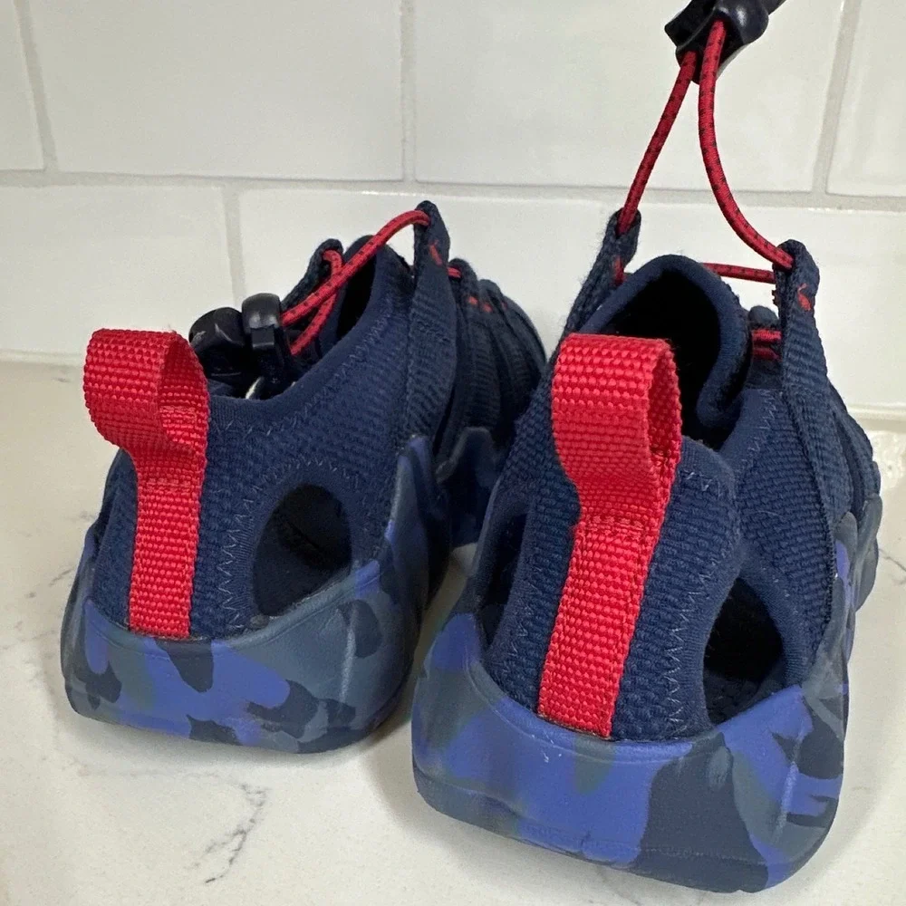 KEEN Hyperport H2 Water Sandals Big Boys 34 Size 2 Blue Camo Sport 1030835 Schoo